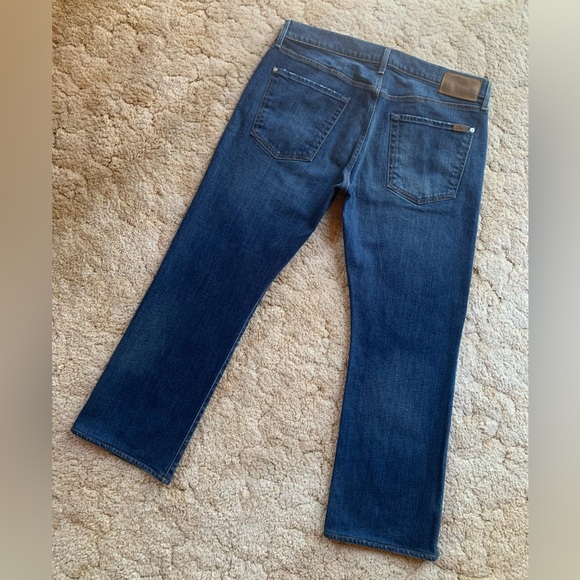EUC MEN’S 7 FOR ALL MANKIND “Brett” STRAIGHT LEG LIGHTLY DISTRESSED JEANS 36 - Picture 4 of 14
